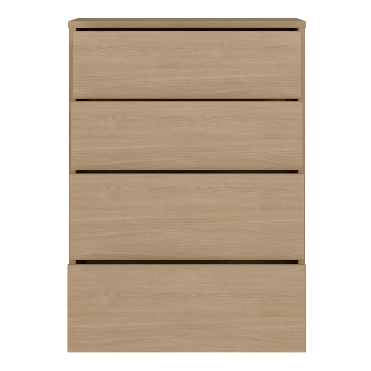 Alice Springs Chest – Elegancia Oak Finish with 4 Drawers