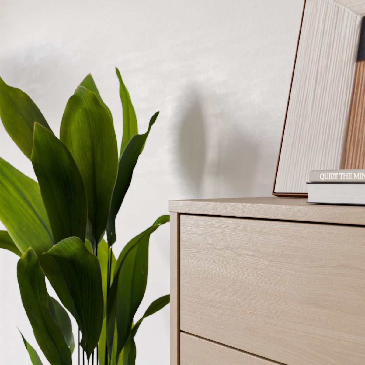 Alice Springs Chest – Elegancia Oak Finish with 4 Drawers