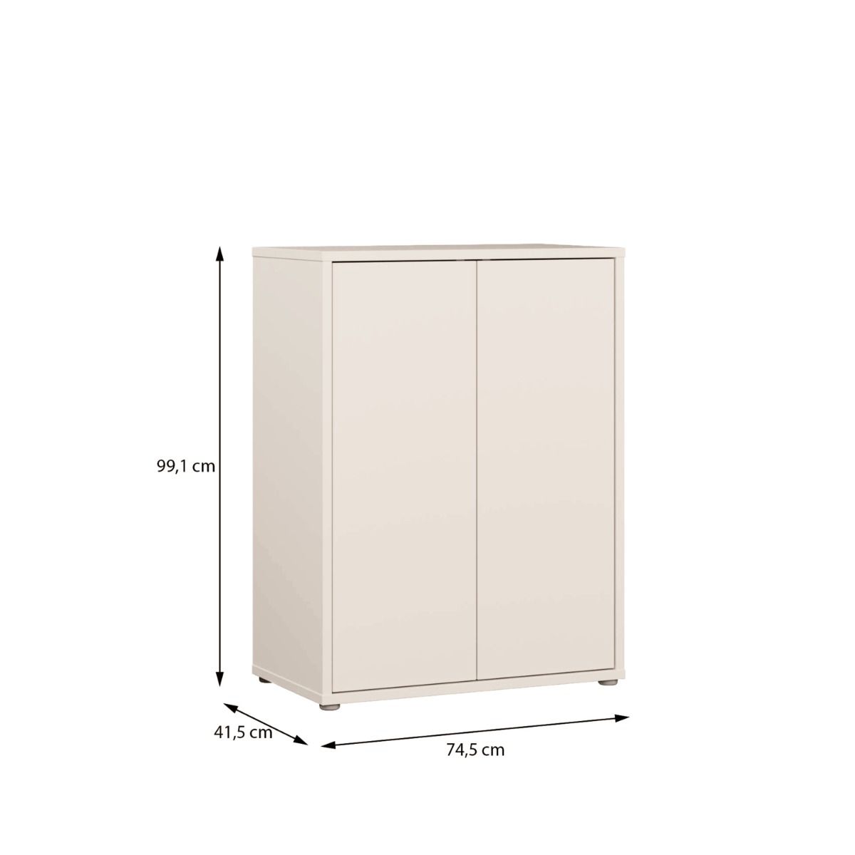 Alice Springs Cupboard – Sand Finish with 2 Doors