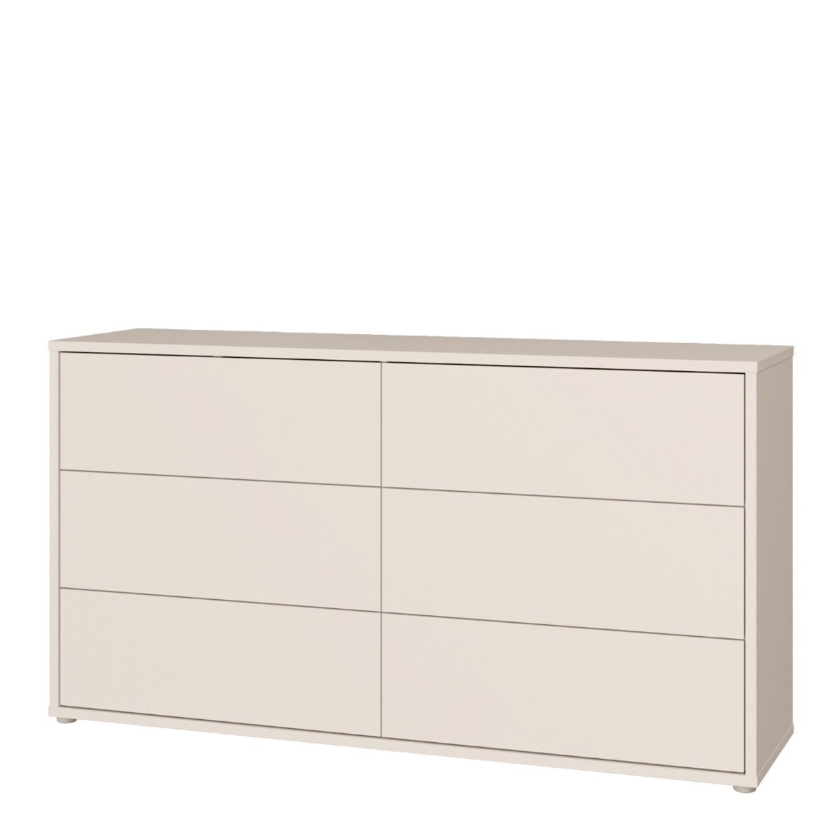 Alice Springs Wide Chest – Sand Finish with 6 Drawers