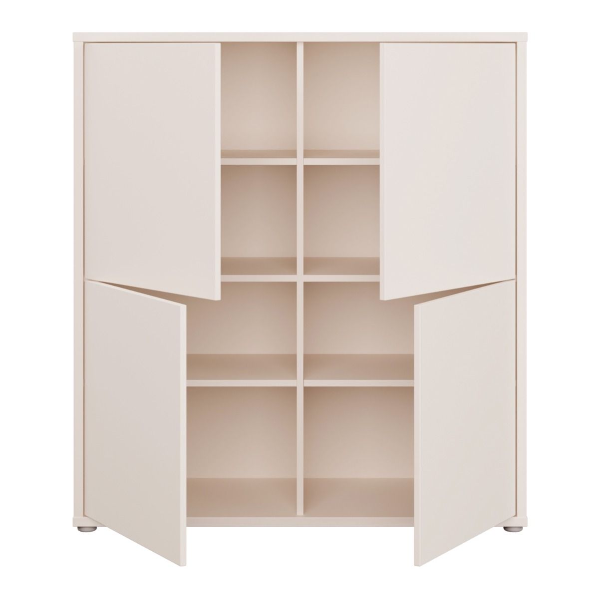 Alice Springs Storage Cabinet – Sand Finish with 4 Doors