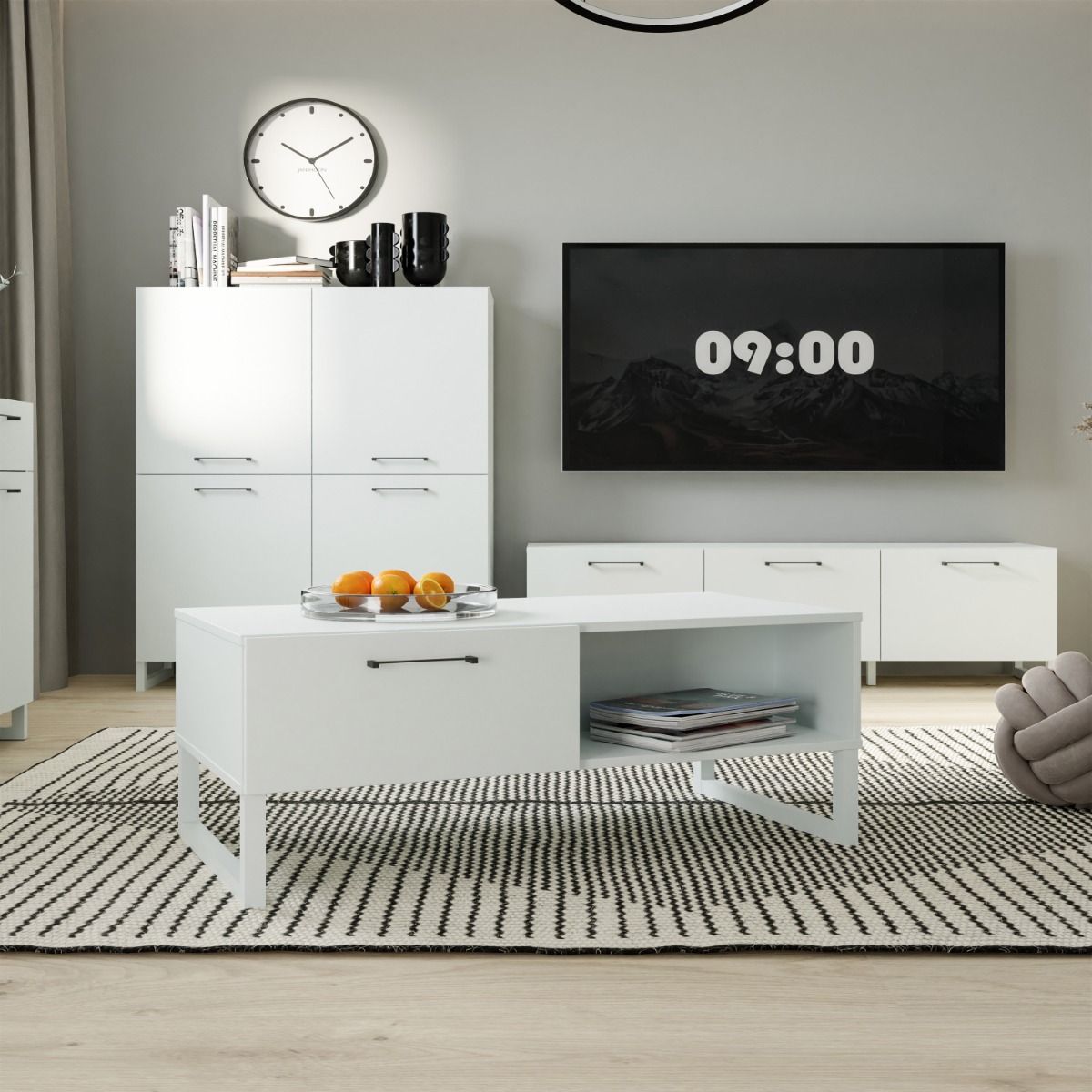 Sali Coffee Table with Drawer – Secret Grey - INSIDE HOUSE