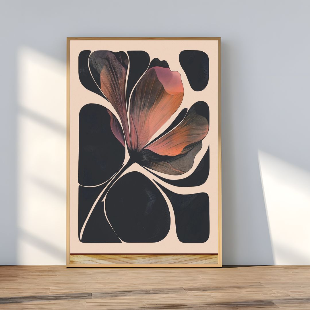 Abstract Flower Art Print