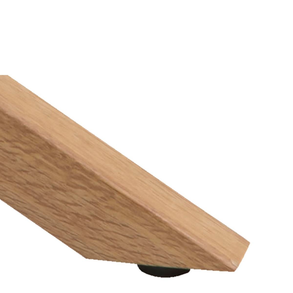 Heaven Round Coffee Table with Smoked Glass Top and Oak Legs - INSIDE HOUSE