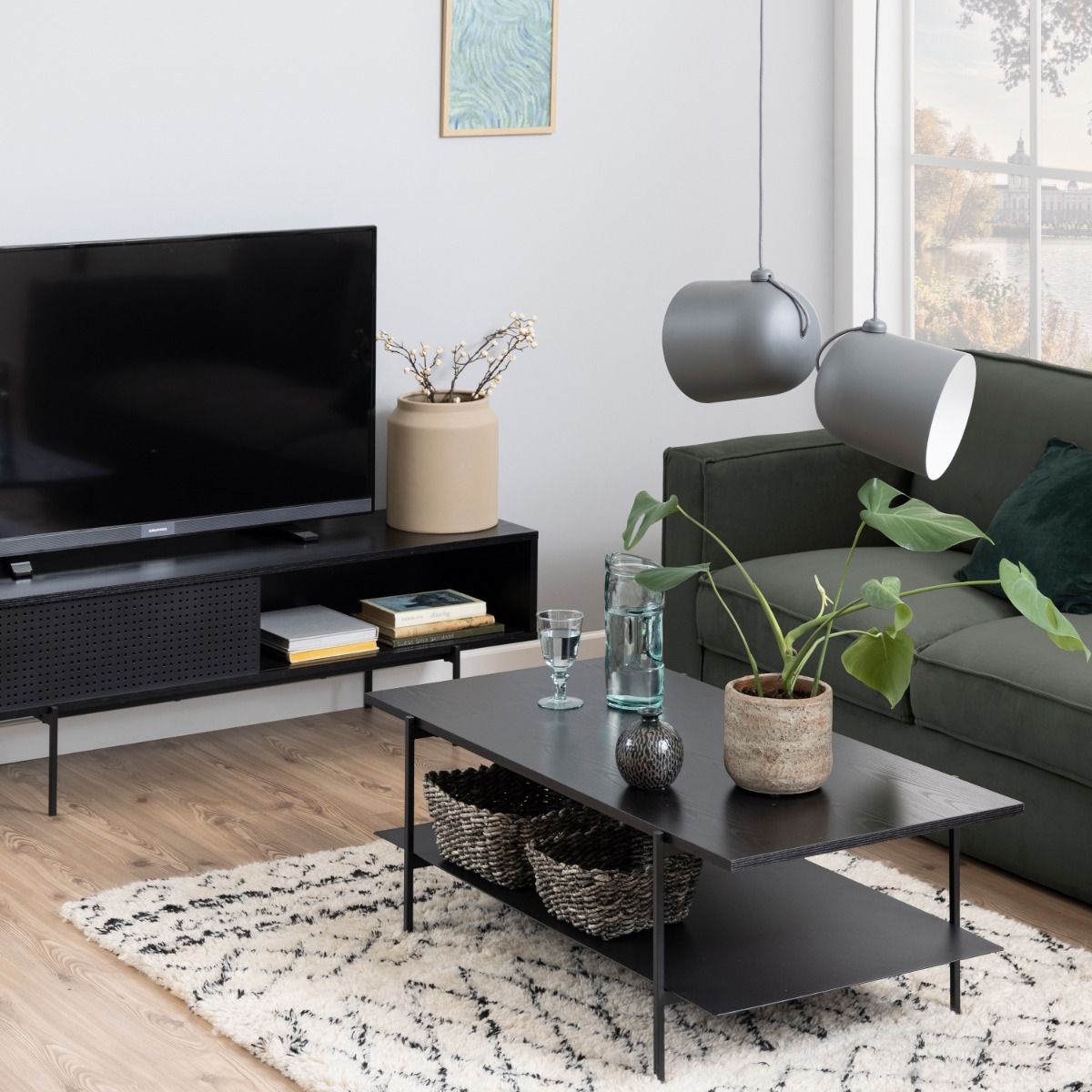 Angus Coffee Table – Black - INSIDE HOUSE