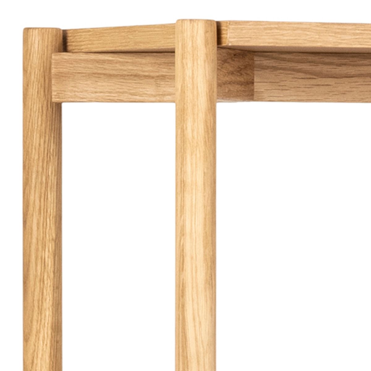 Braidwood Tall Bookcase with 5 Shelves in Oak - INSIDE HOUSE