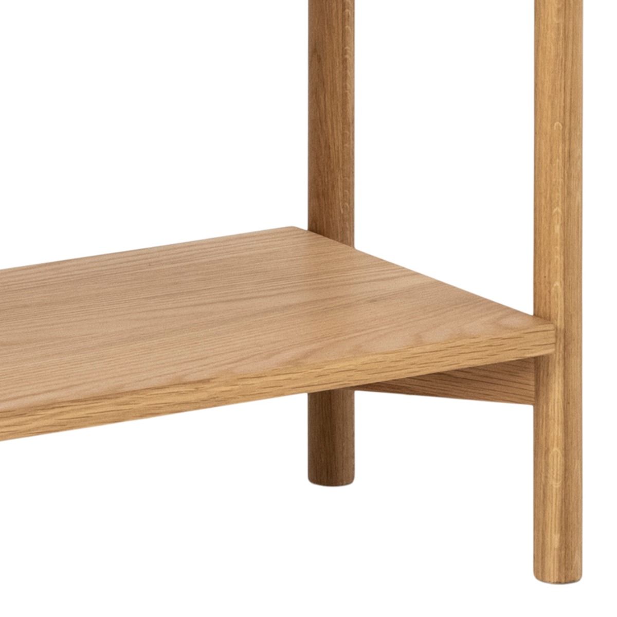 Braidwood Tall Bookcase with 5 Shelves in Oak - INSIDE HOUSE