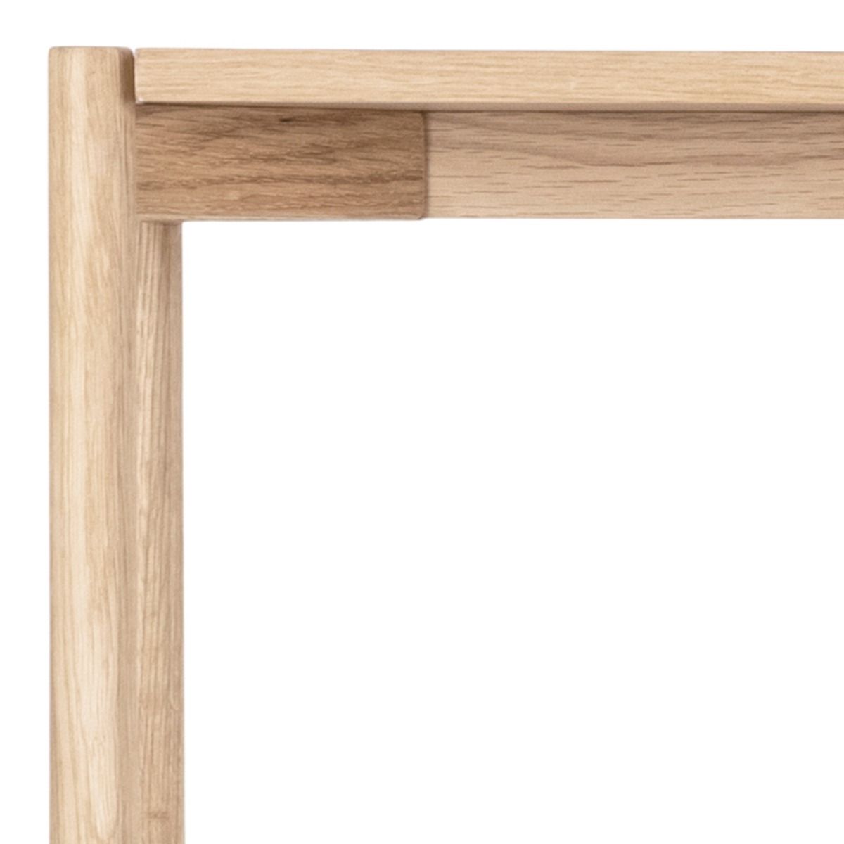 Braidwood Tall Bookcase with 5 Shelves in White Oak - INSIDE HOUSE