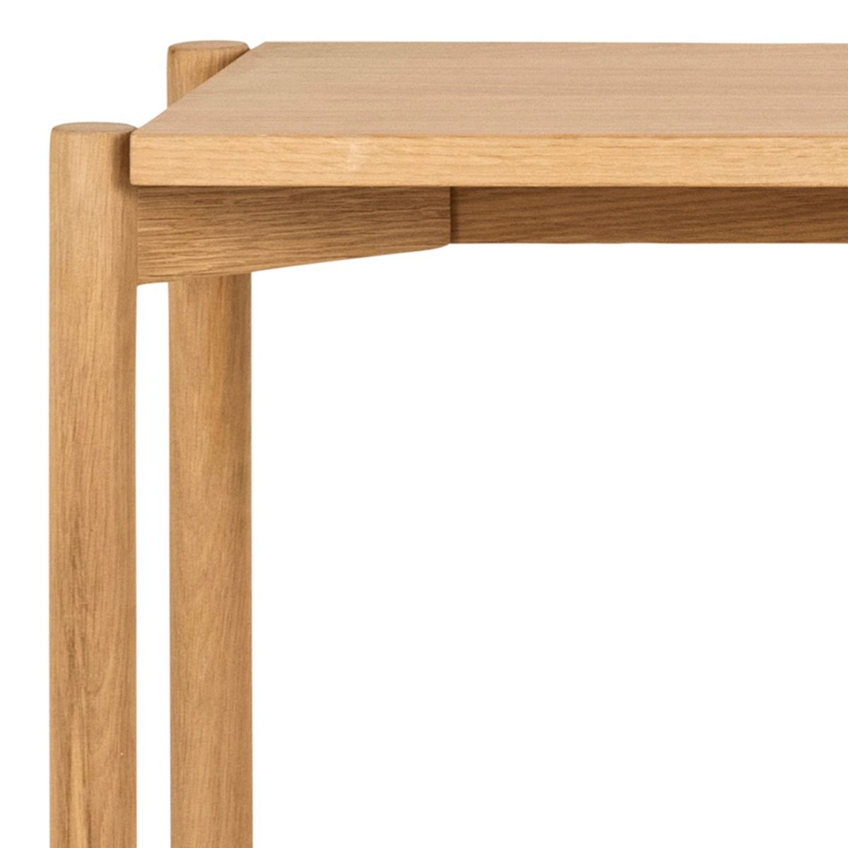 Braidwood Low Wide Bookcase with 3 Shelves in Oak - INSIDE HOUSE