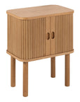 Langley Square Bedside Table in Oak