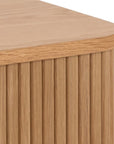 Langley Square Bedside Table in Oak