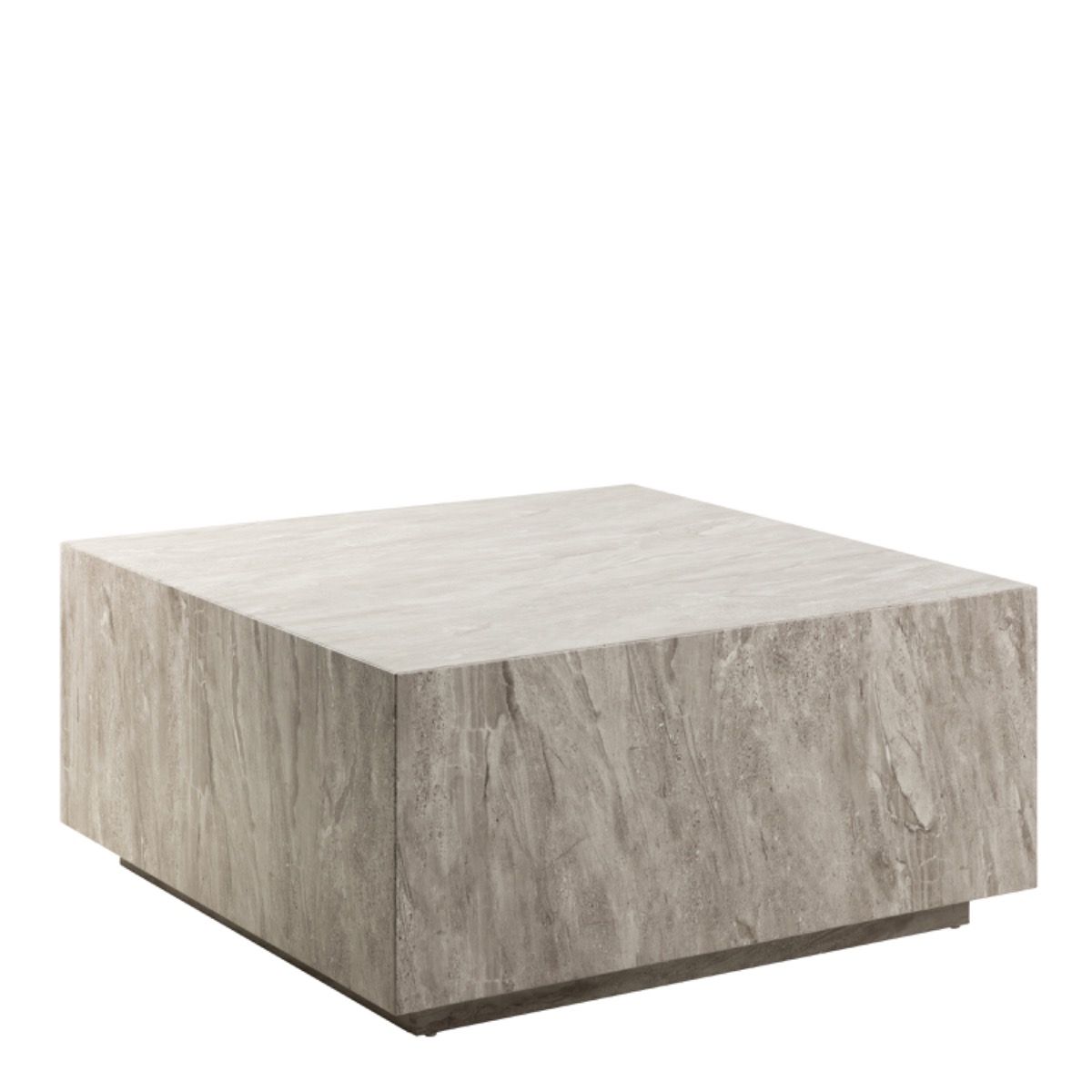 Dice Square Coffee Table in Grey Marble - INSIDE HOUSE