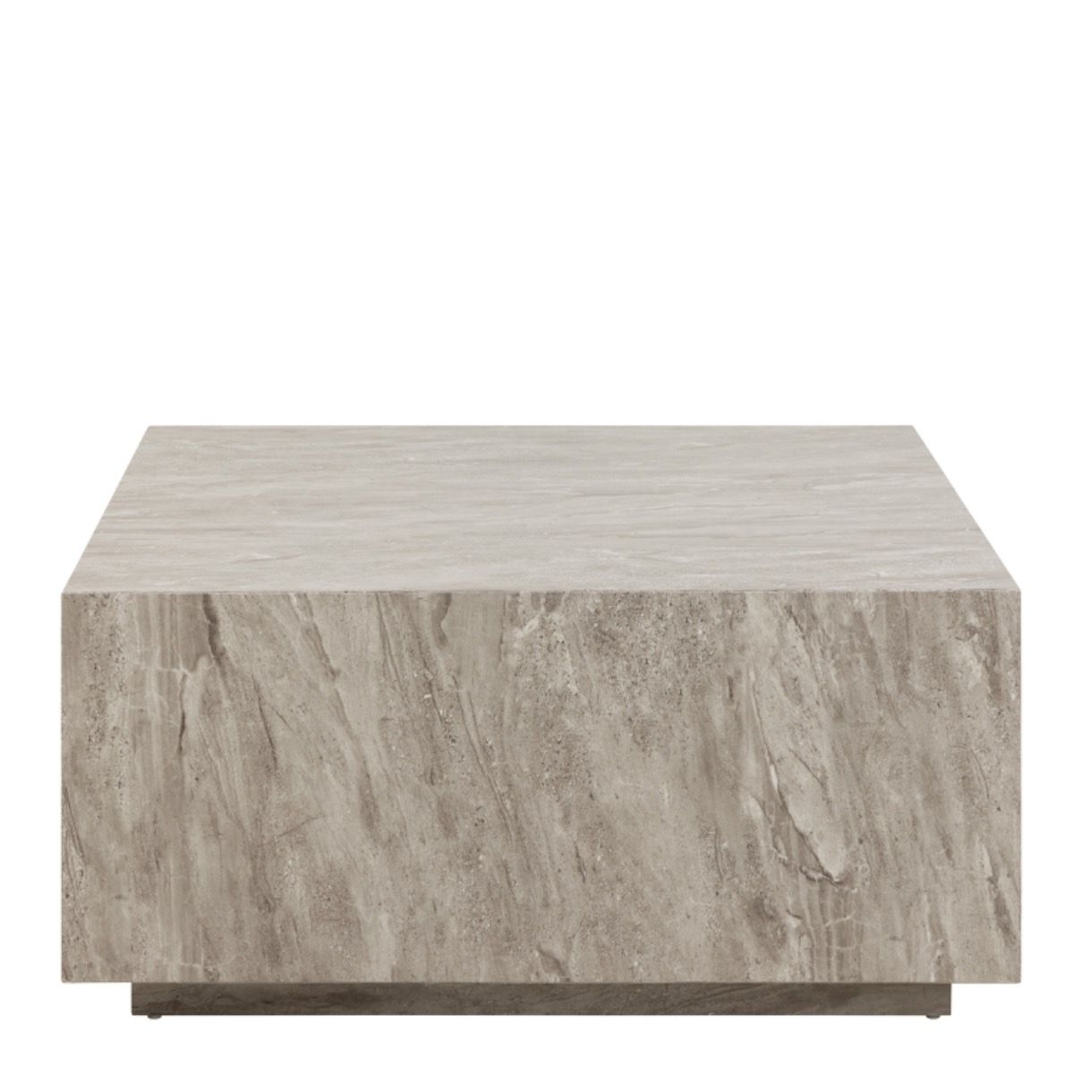 Dice Square Coffee Table in Grey Marble - INSIDE HOUSE