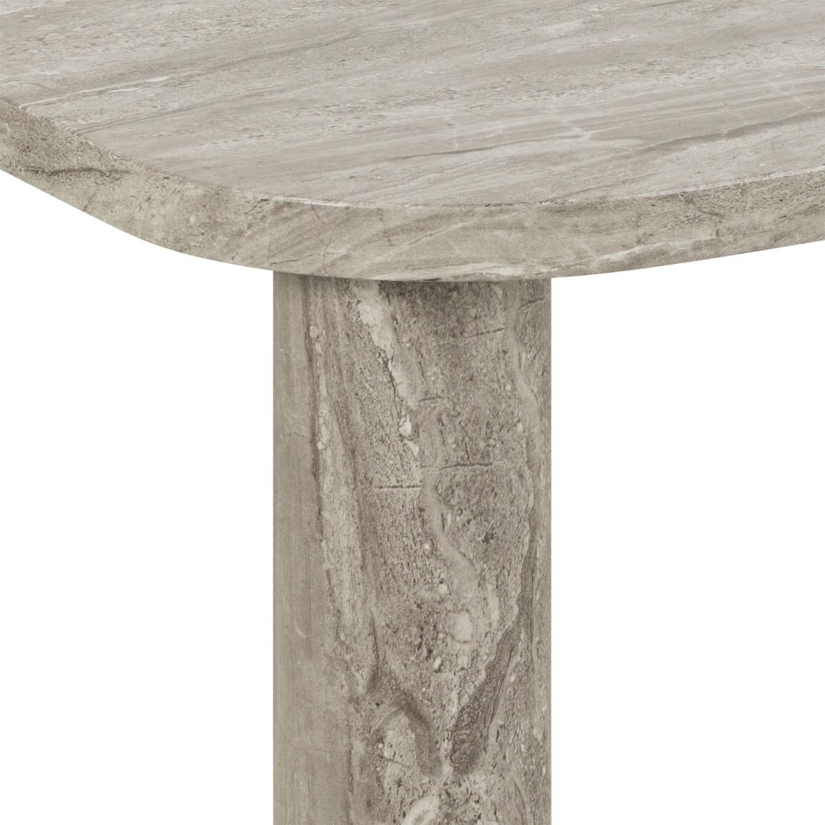 Solano Rectangular Coffee Table – Grey Marble Effect - INSIDE HOUSE