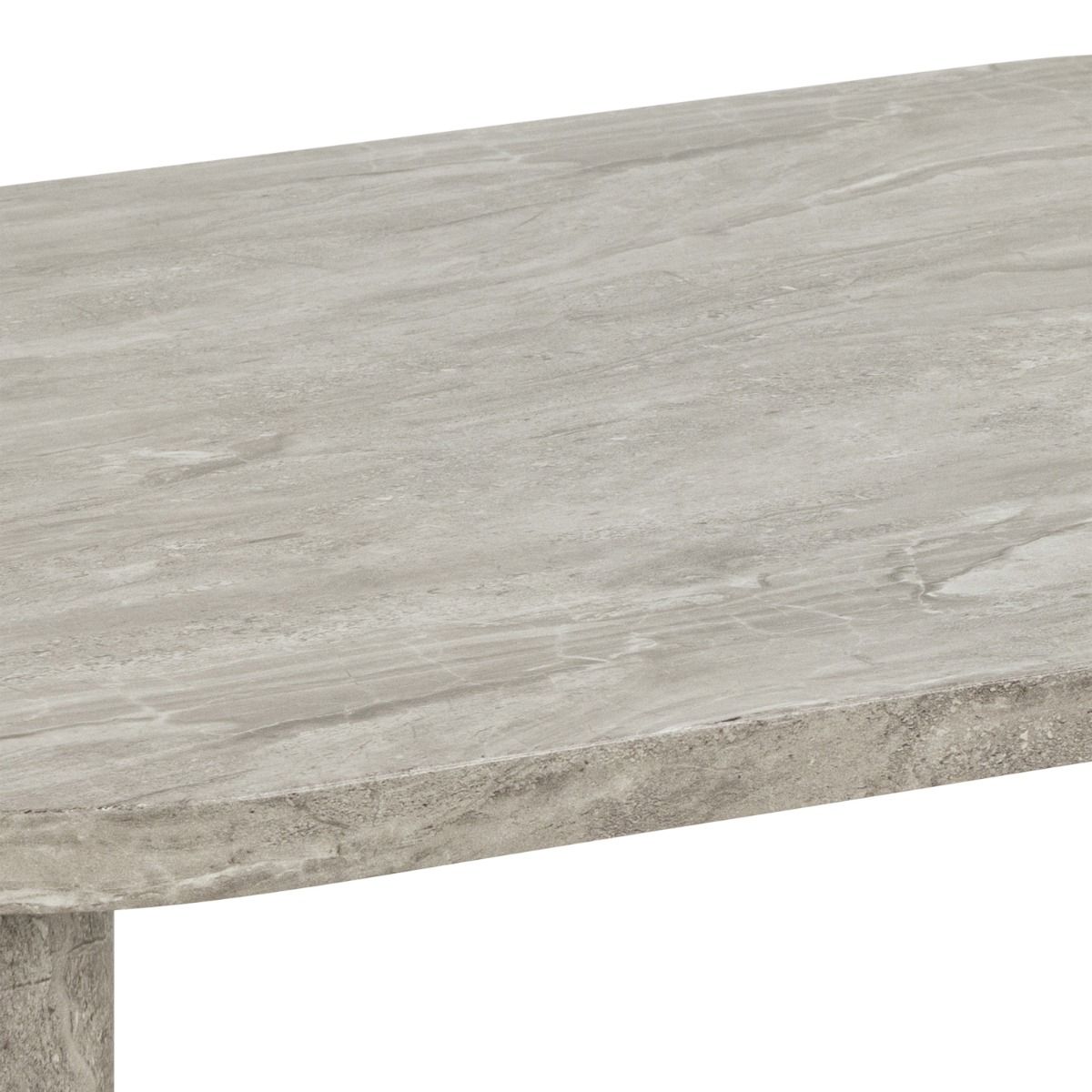 Solano Rectangular Coffee Table – Grey Marble Effect - INSIDE HOUSE