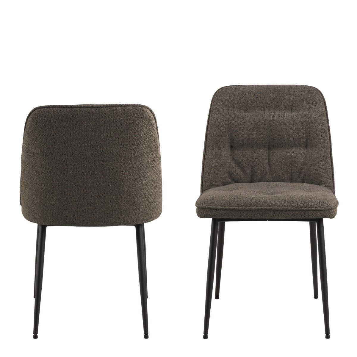 Brooke Dining Chair in Taupe Set of 2 - INSIDE HOUSE