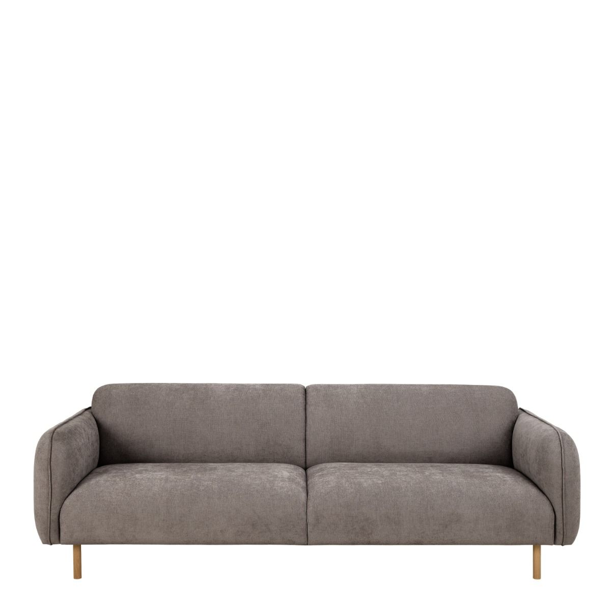 Westham 3 Seater Sofa in Fay Dusty Brown Fabric - INSIDE HOUSE
