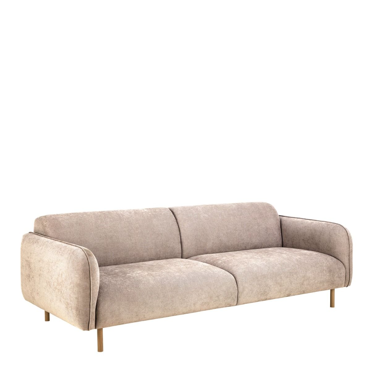 Westham 3 Seater Sofa in Fay Beige Fabric - INSIDE HOUSE