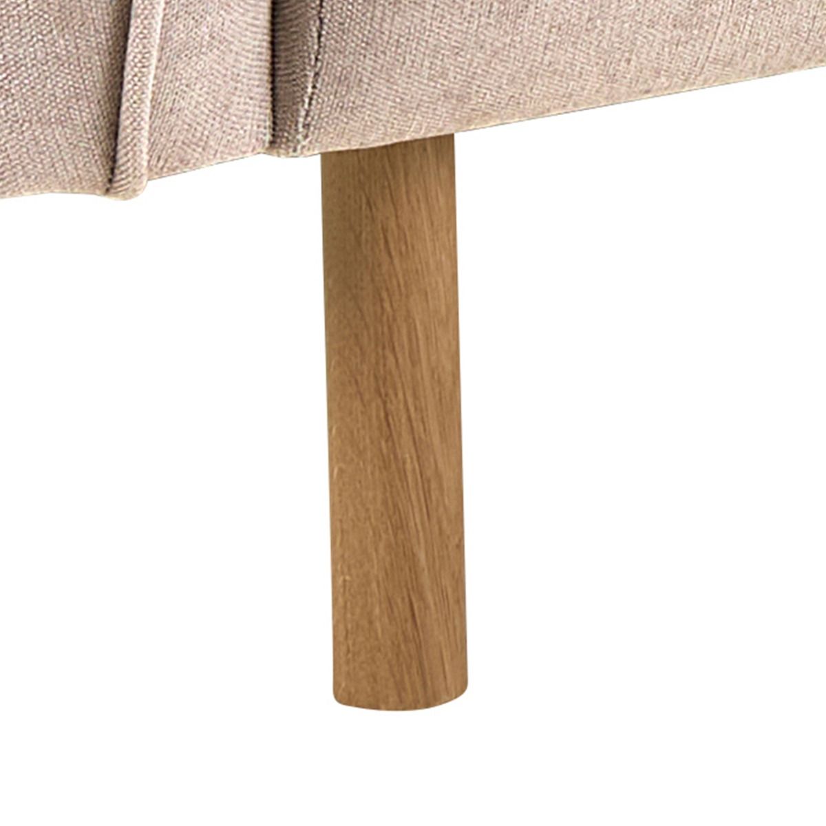 Westham 3 Seater Sofa in Fay Beige Fabric - INSIDE HOUSE