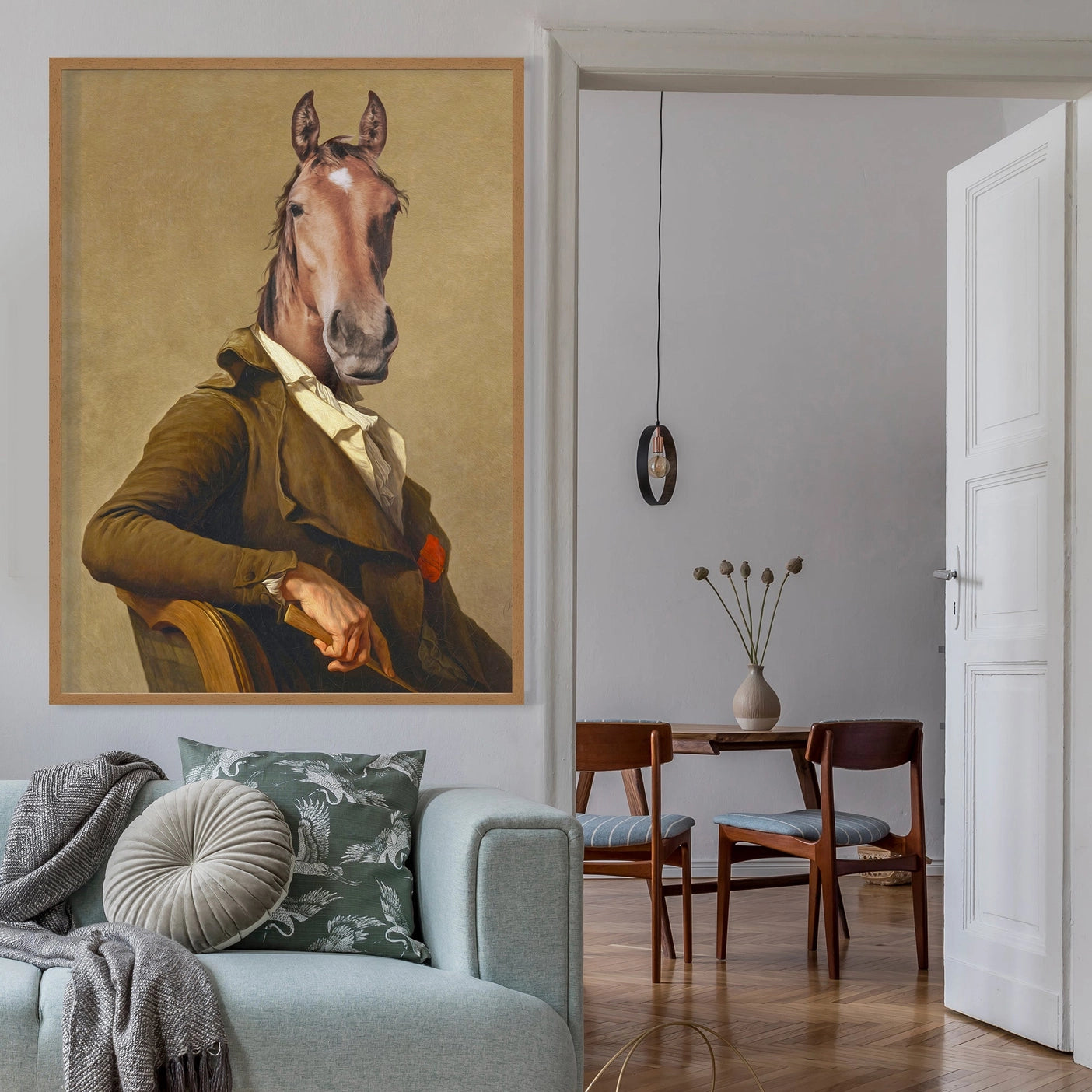 Horse Head Portrait Print - INSIDE HOUSE