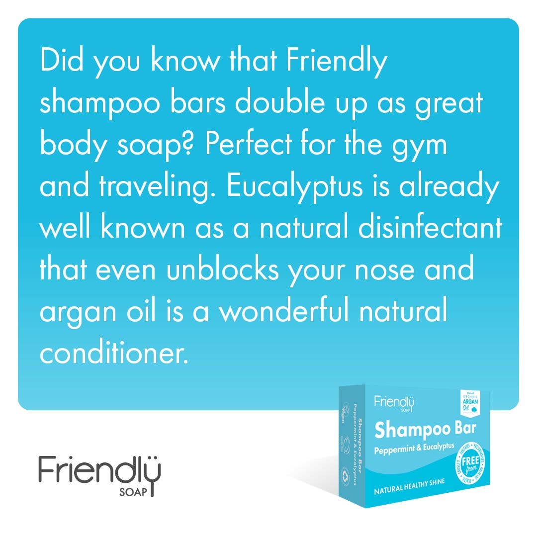 Peppermint &amp; Eucalyptus Shampoo Bar - Eco Friendly