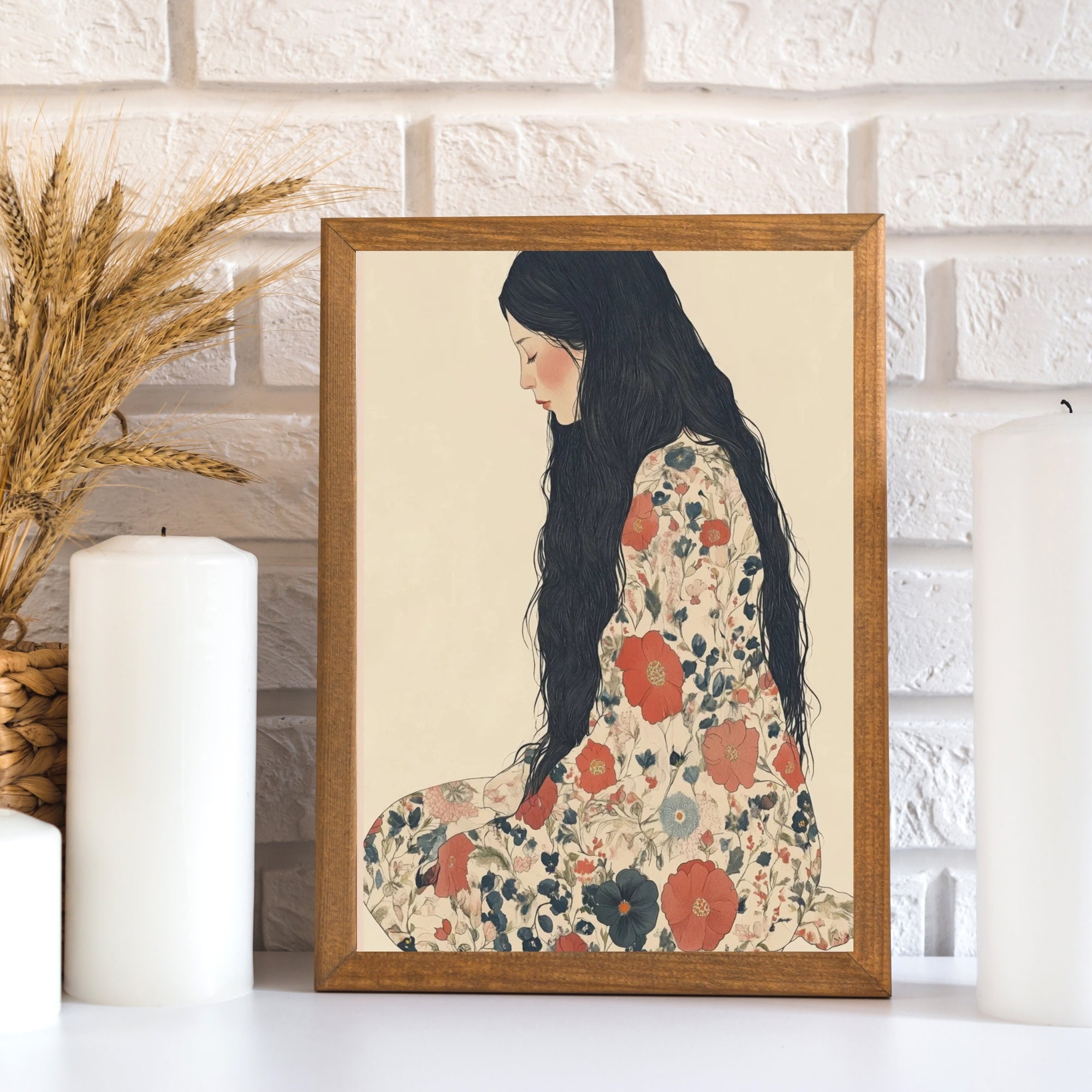 Female Flower Art Print