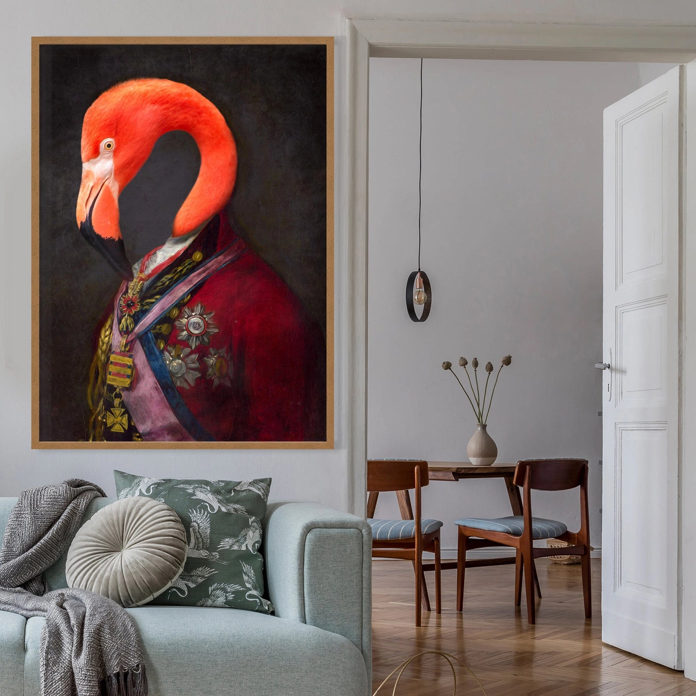 Flamingo Duke Portrait - INSIDE HOUSE