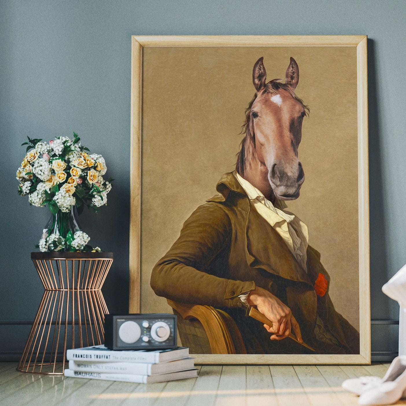 Horse Head Portrait Print - INSIDE HOUSE