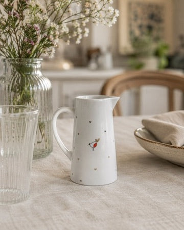 Robin Heart Design China Jug