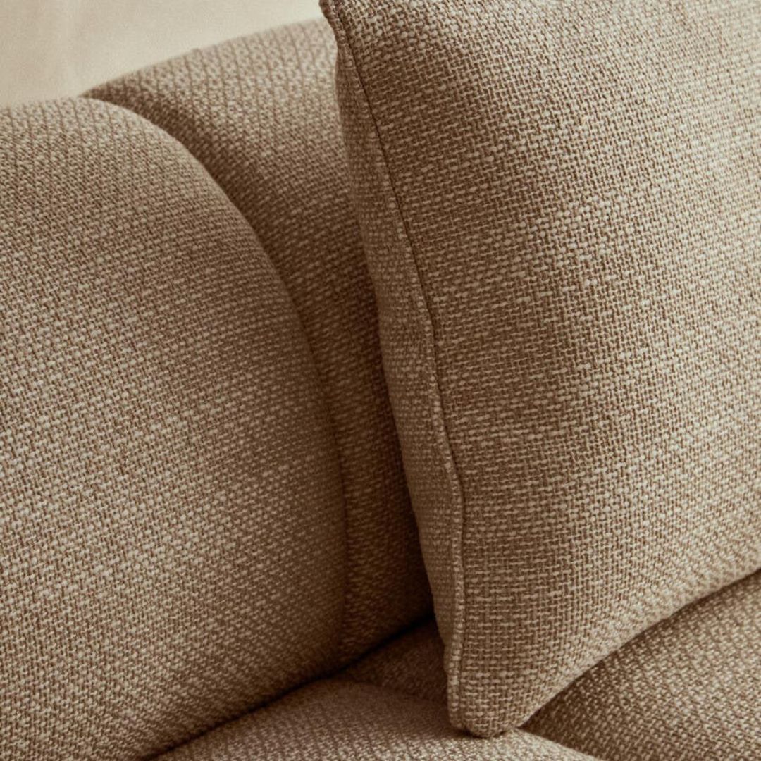 Alora Cream Linen Curved 3-Seater Sofa - INSIDE HOUSE