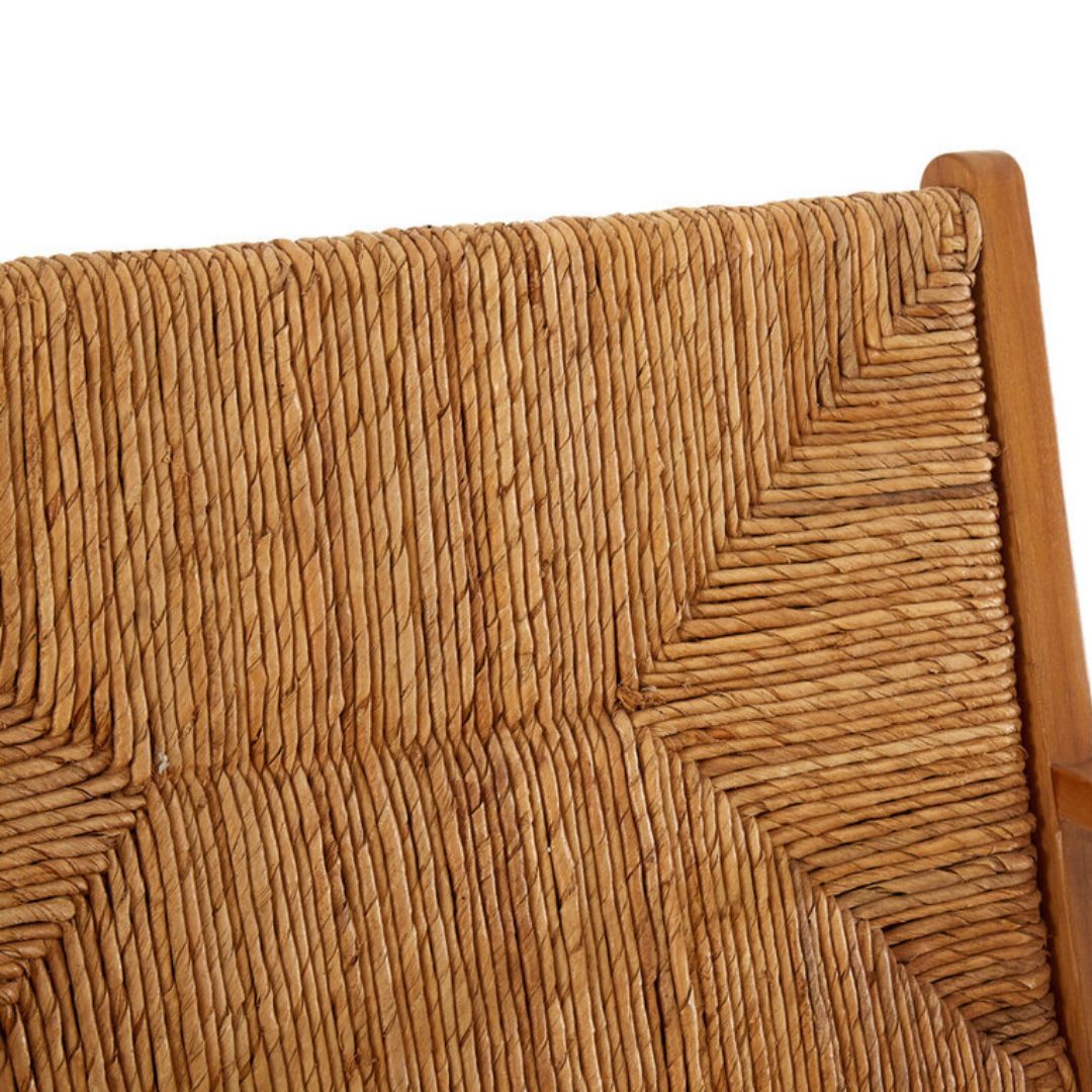 Araya Natural Rattan Armchair – Teak Frame - INSIDE HOUSE