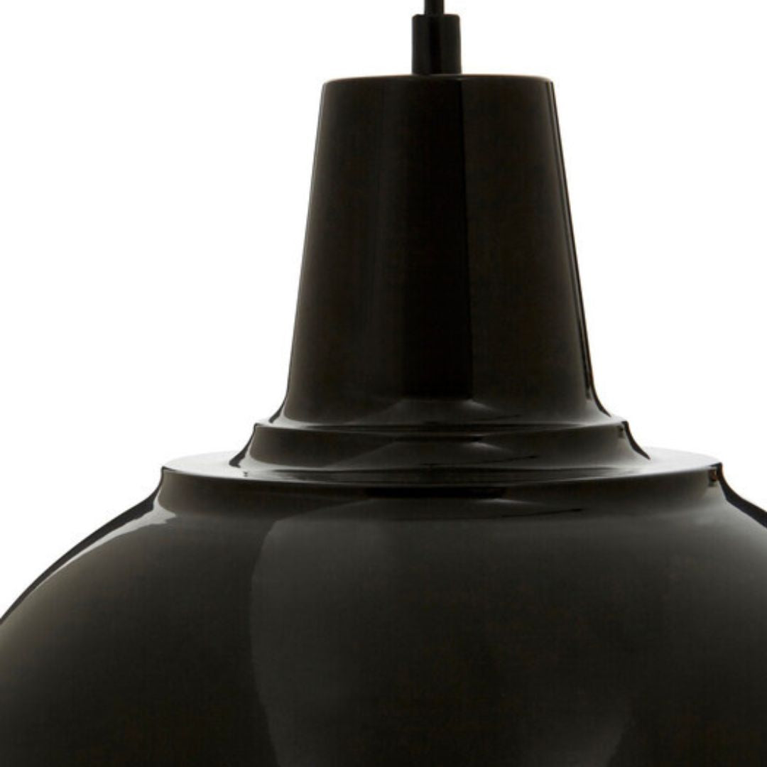 Brevin Black Ripple Pendant Light - INSIDE HOUSE