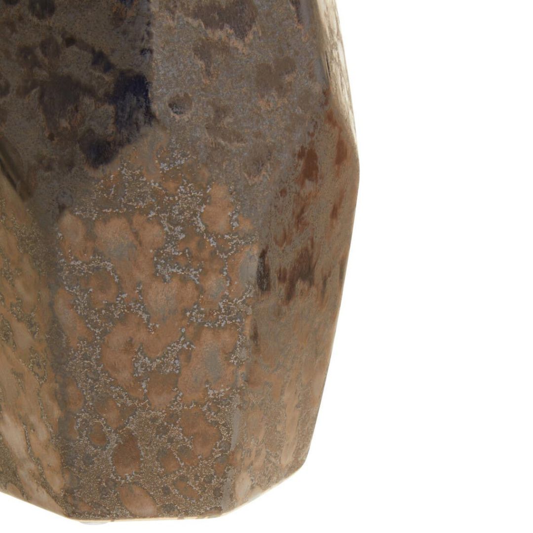 Caelo Black Metallic Ceramic Vase - Small