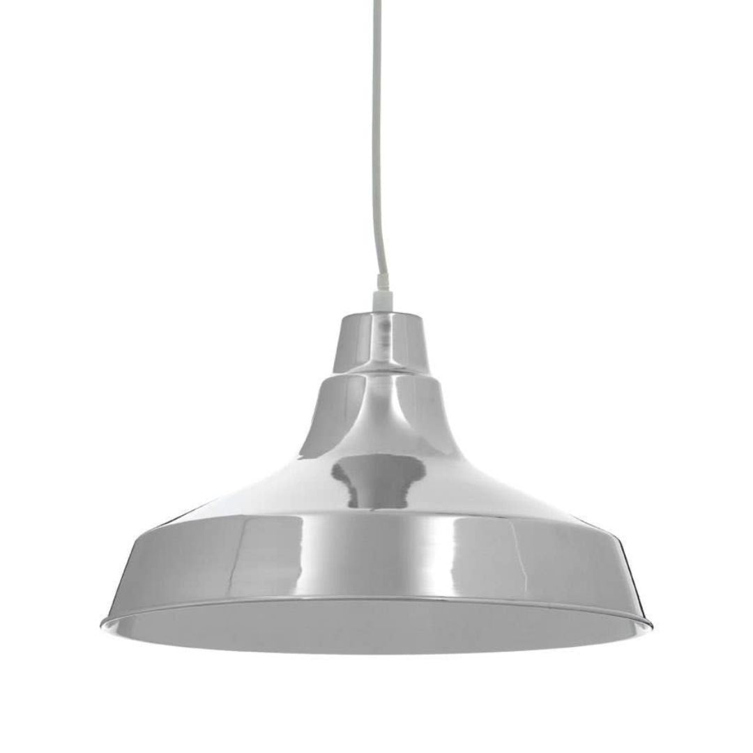 Calvero Chrome Flared Pendant Light - INSIDE HOUSE