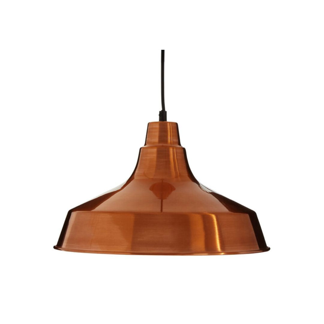 Calvero Copper Flared Pendant Light - INSIDE HOUSE