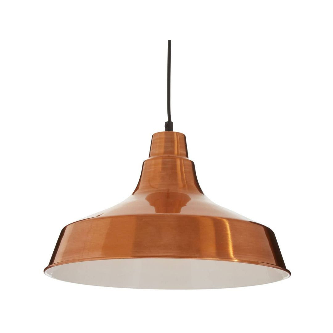 Calvero Copper Flared Pendant Light - INSIDE HOUSE