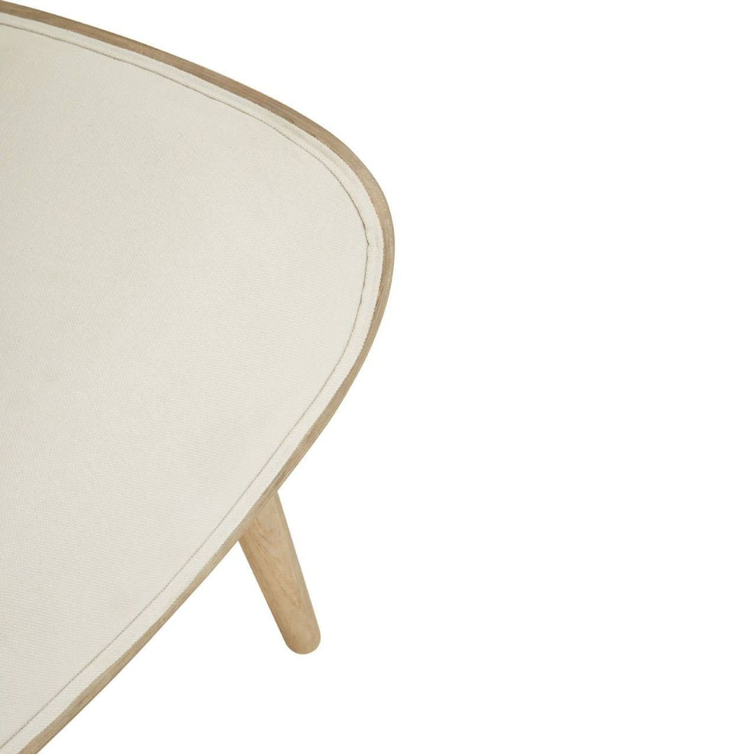 Carlton Tufted Wingback Lounge Chair – Beige &amp; Elmwood - INSIDE HOUSE