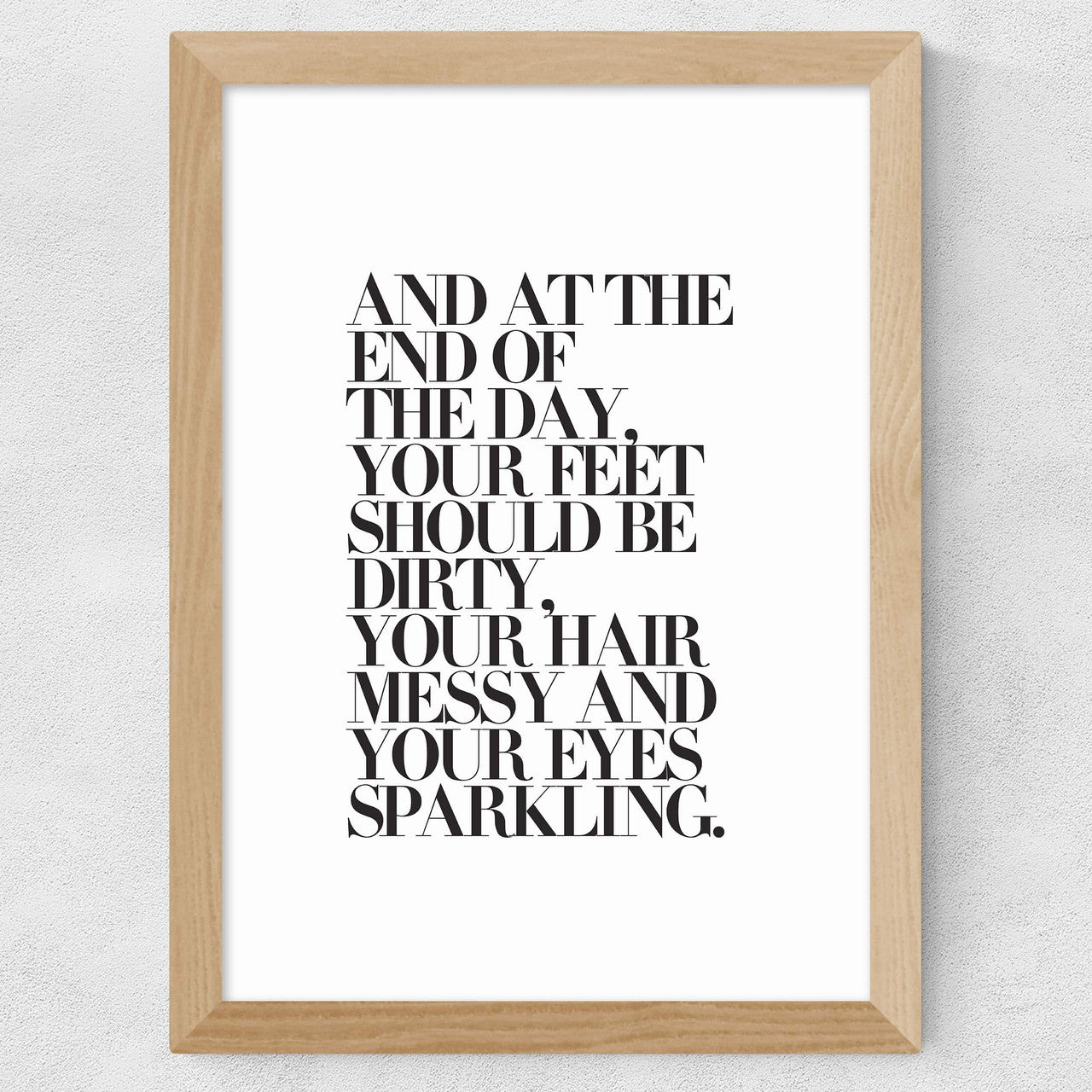 At The End of the Day