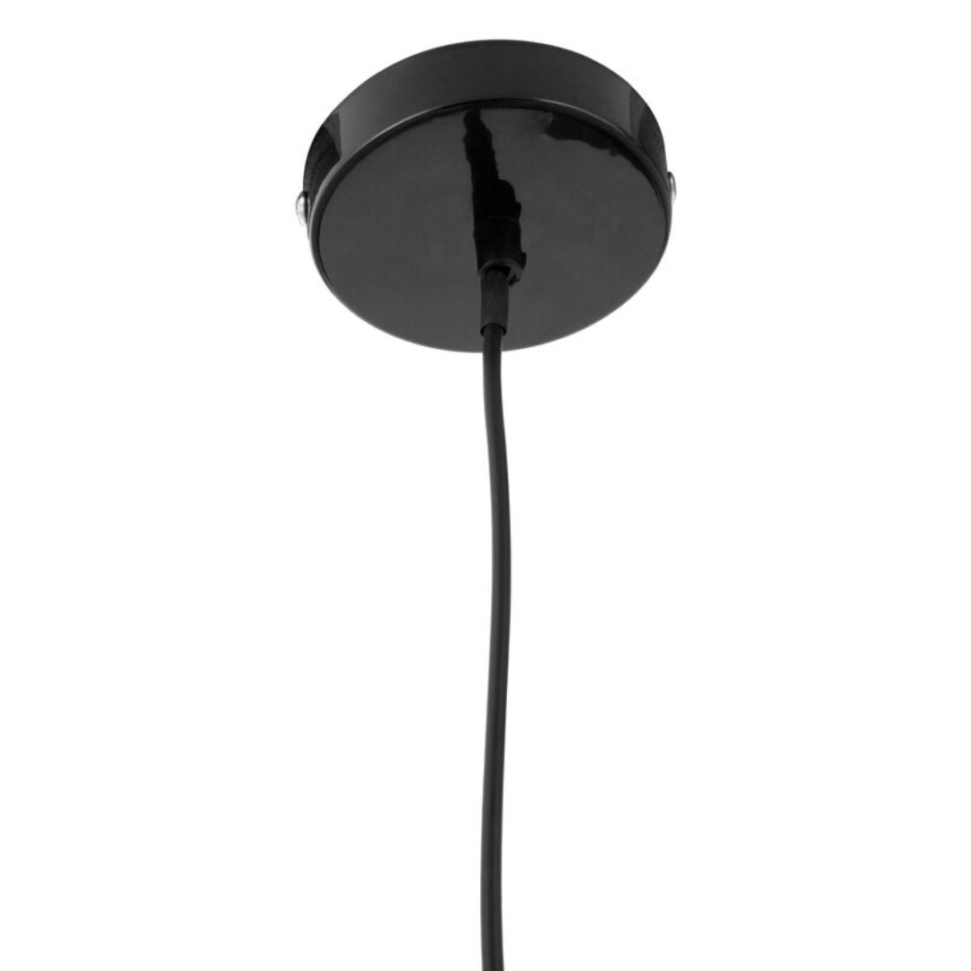 Halden Black Metal Wood Pendant - INSIDE HOUSE