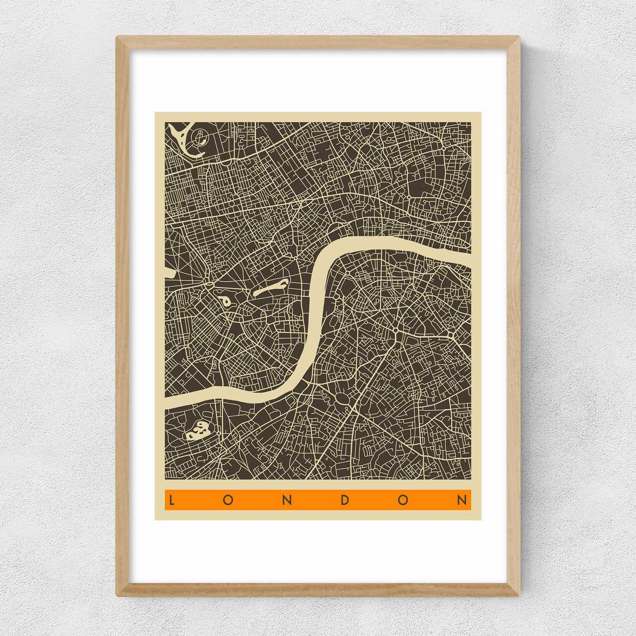 London Map B/W by Jazzberry Blue - INSIDE HOUSE