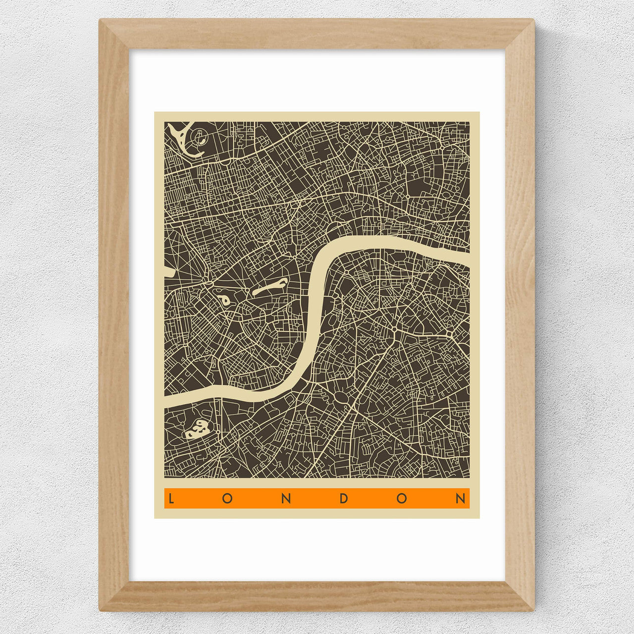 London Map B/W by Jazzberry Blue - INSIDE HOUSE