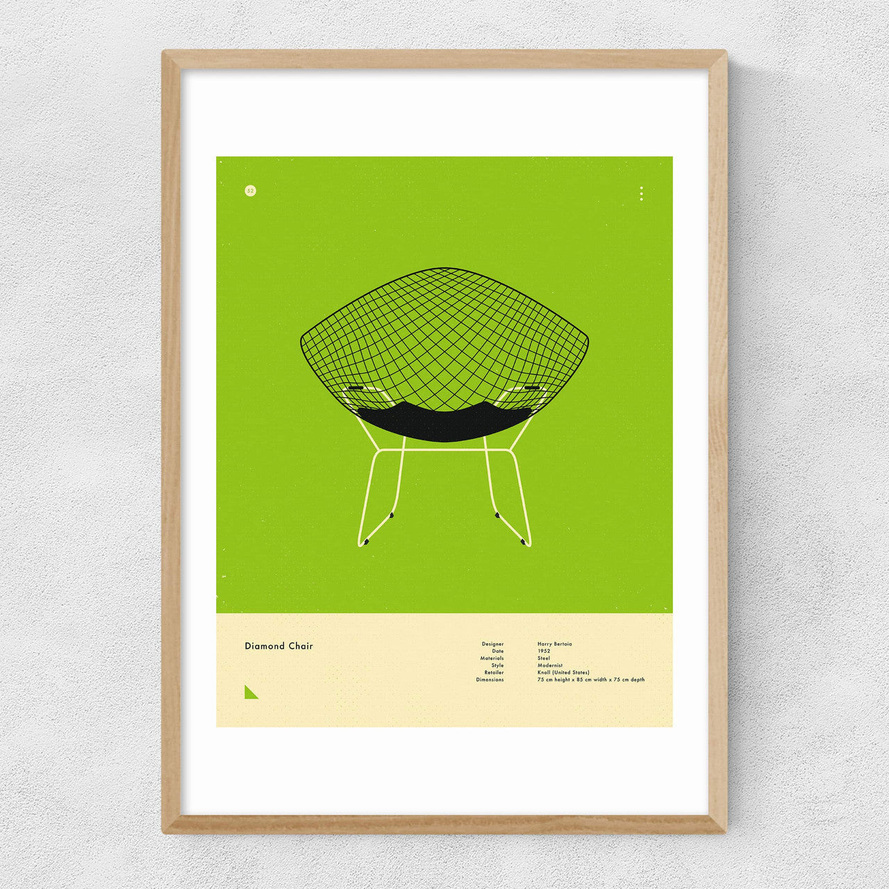 Green Diamond Chair - INSIDE HOUSE