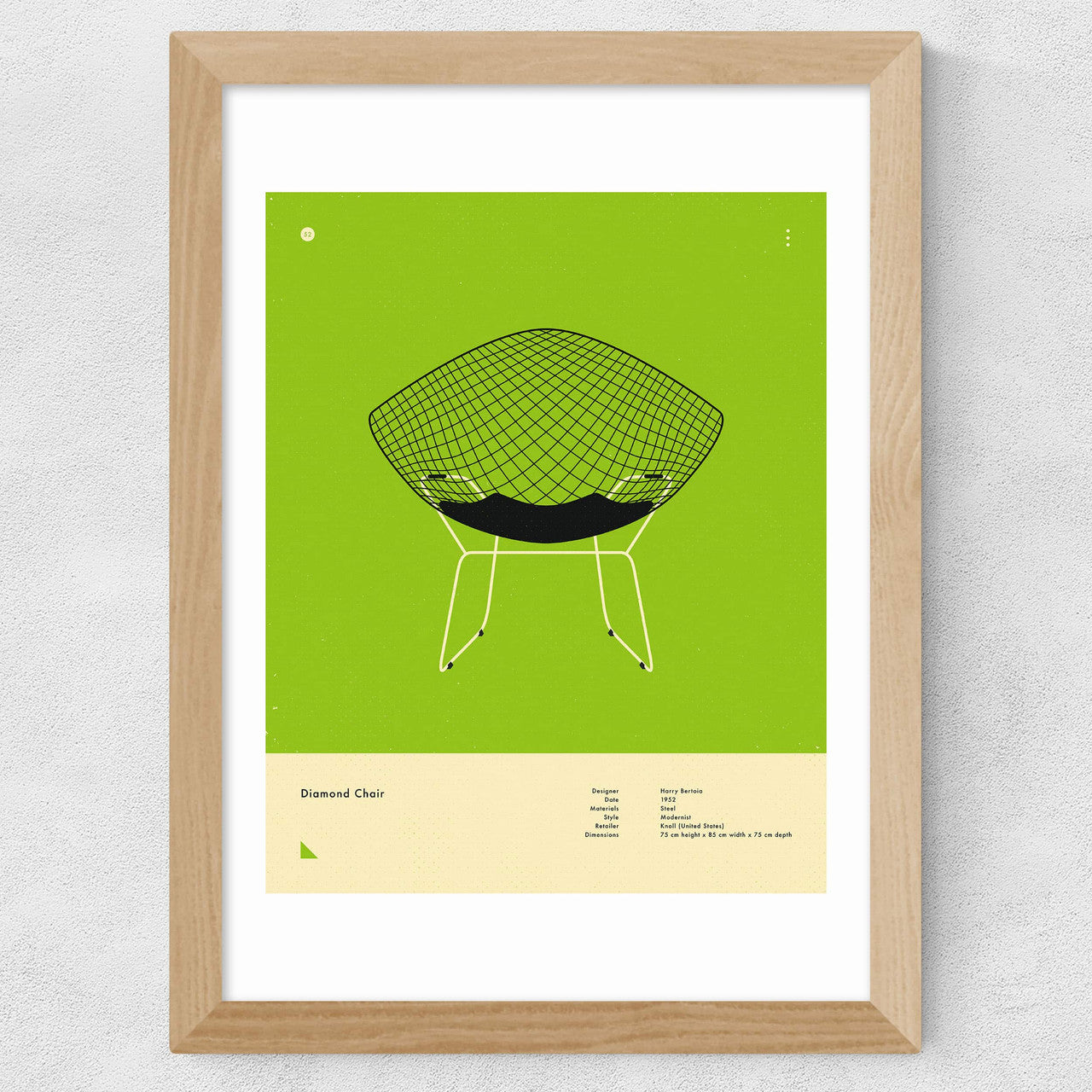 Green Diamond Chair - INSIDE HOUSE