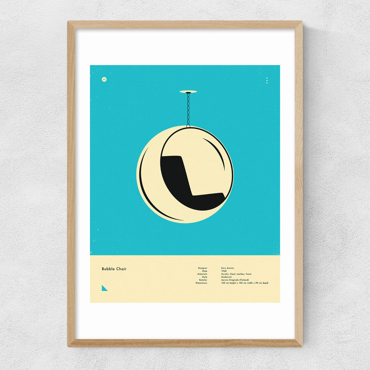 Blue Bubble Chair - INSIDE HOUSE