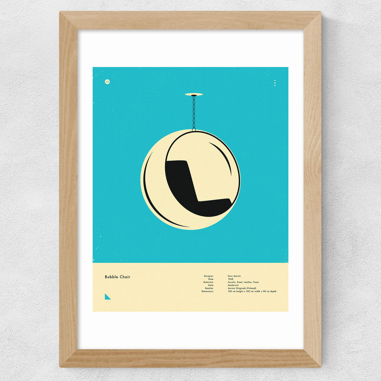 Blue Bubble Chair - INSIDE HOUSE