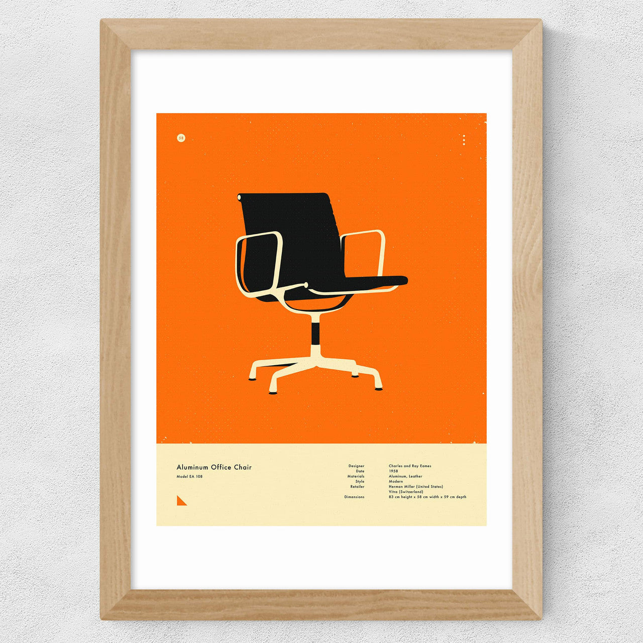 Orange 108 Office Chair - INSIDE HOUSE