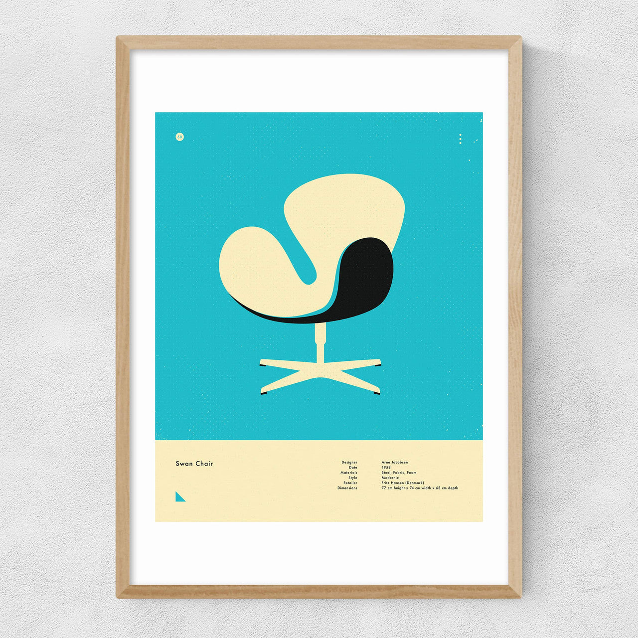 Blue Swan Chair - INSIDE HOUSE