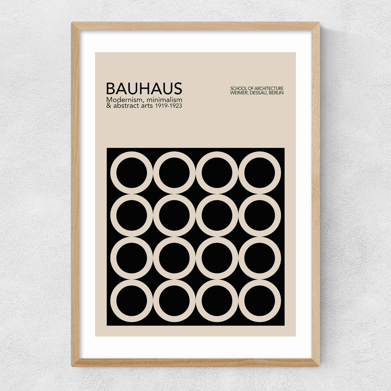 Black And Beige Bauhaus