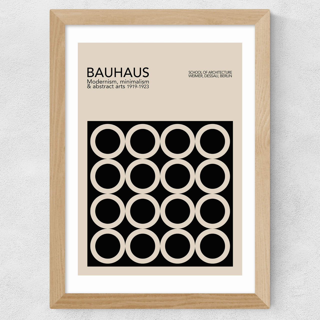 Black And Beige Bauhaus