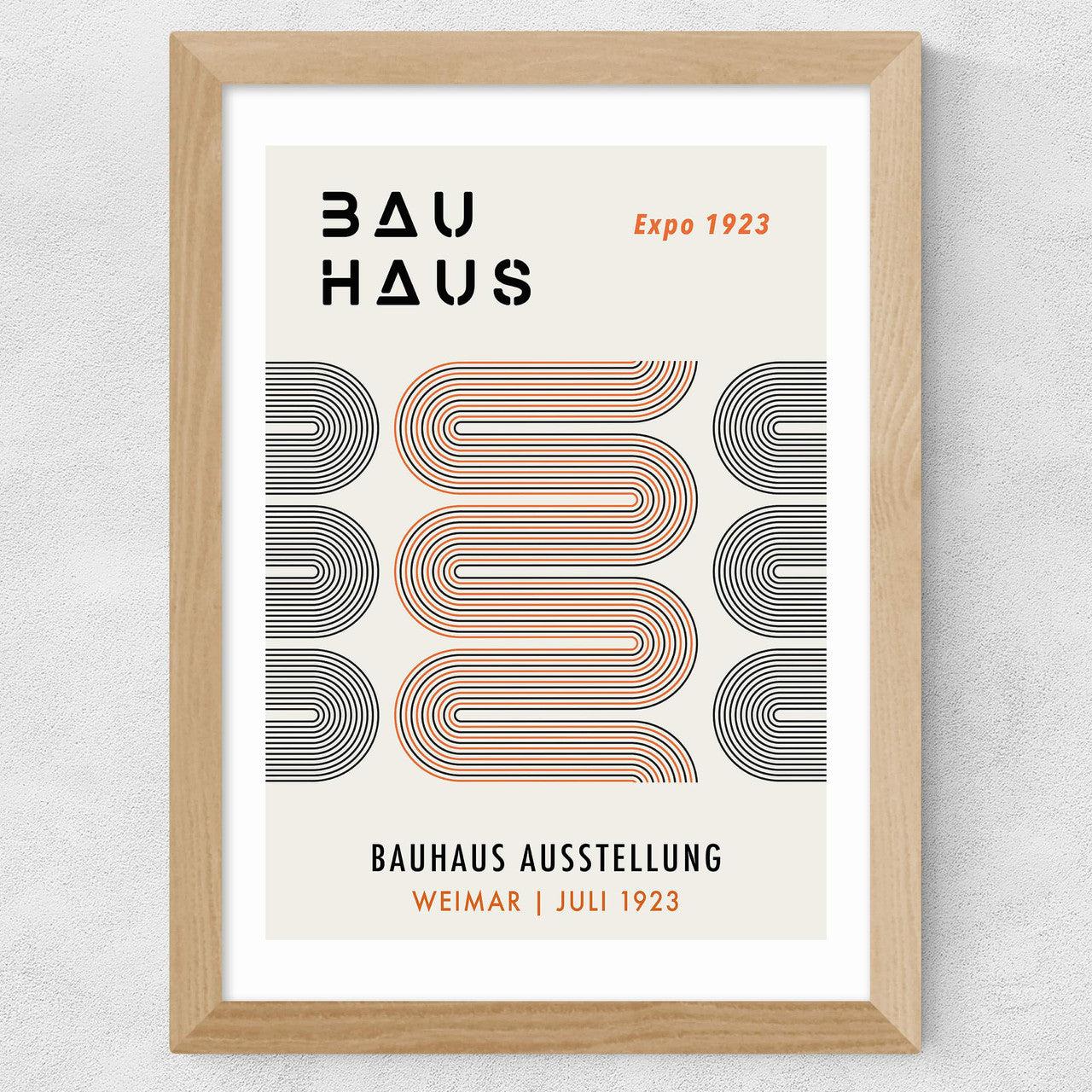 Black And Orange Bauhaus - INSIDE HOUSE